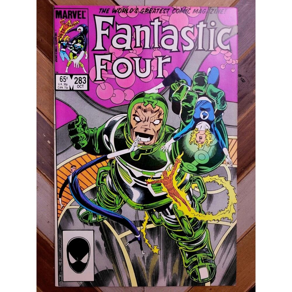 Fantastic Four #283 (Marvel 1985) "Torment" of the Psycho Man! By John Byrne 7.0